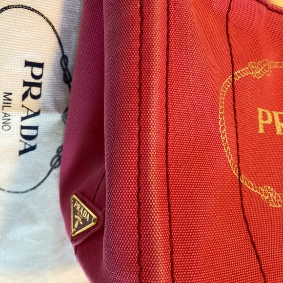 Prada Canapa PM in Pink - Picture 12 of 16